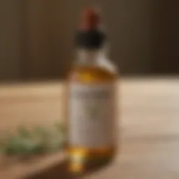 Organic cedar oil bottle for natural bed bug control