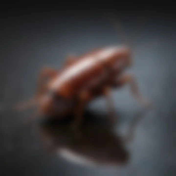 Chemical Poison Eliminating American Cockroach Infestation