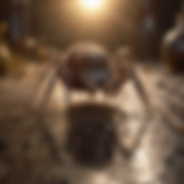 Chemical solution for Miss Muffet spider killer