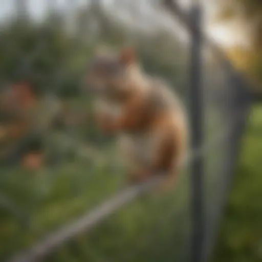 A chipmunk-proof garden fence design with steel mesh