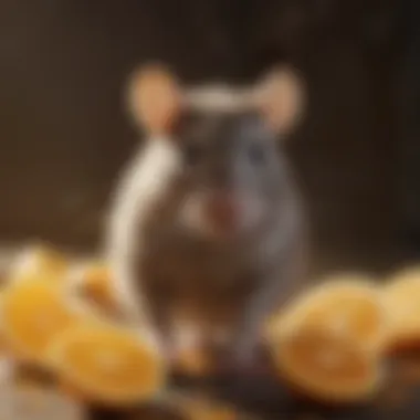 Citrus Peel Shavings Rat Repellent