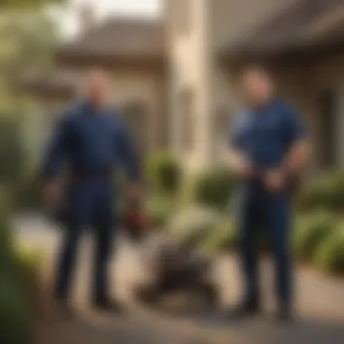 Clark Pest Control Professionals at Work Team of professionals conducting pest management