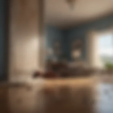 Visual representation of a clean home environment preventing ants