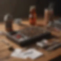Clemson Soil Testing Kit displayed on a wooden table