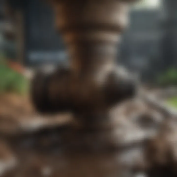 Clogged Drainage Pipe