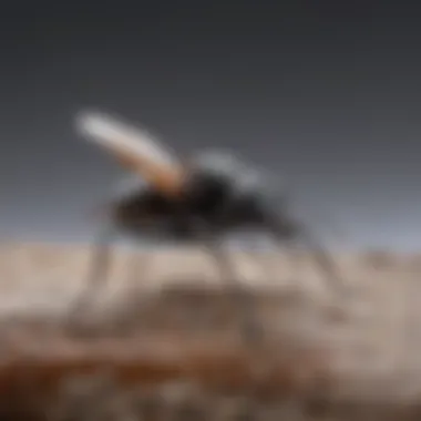 Detailed Impact of Borax on Carpenter Ants Close-up of carpenter ant affected by borax