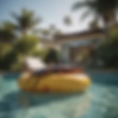 A Unique Poolside Relaxation Experience Unconventional poolside relaxation