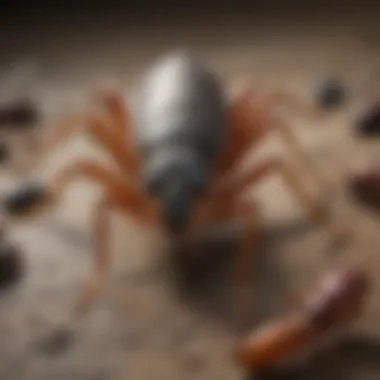 Common Pests Infographic Illustration of various common pests such as ants, spiders, and cockroaches