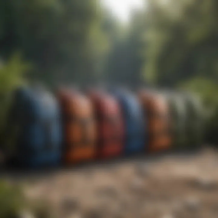 Comparing bug spray backpack sizes