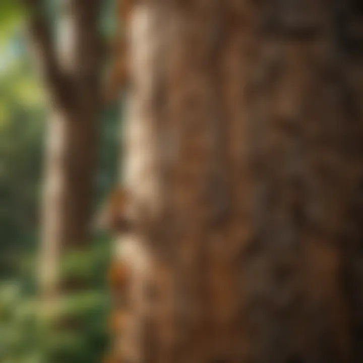 Infographic illustrating the ecological effects of treebark termite control methods