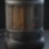 Detailed view of Flowtron zapper components with labels