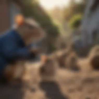 Community members engaging in rodent awareness programs