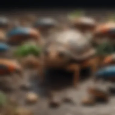 Diverse Array of Common Pests Illustration showing various common pests