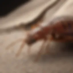 Illustration of bed bug life cycle stages