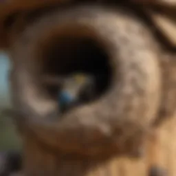 Carpenter bee nest location techniques