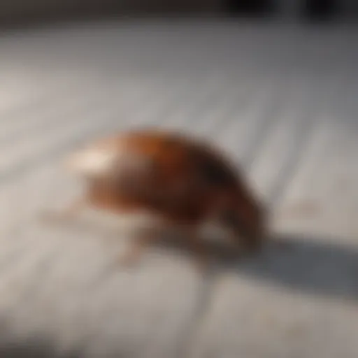 Inspecting mattress for bedbugs