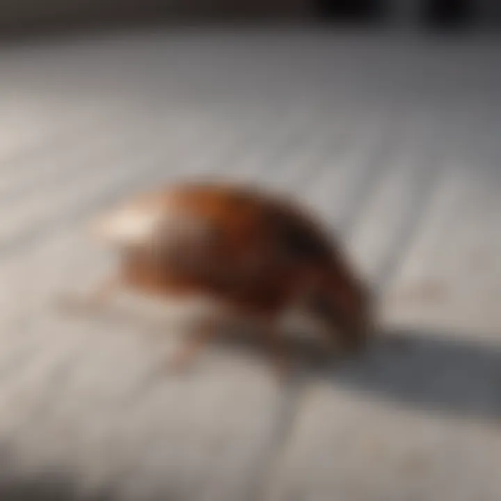 Inspecting mattress for bedbugs