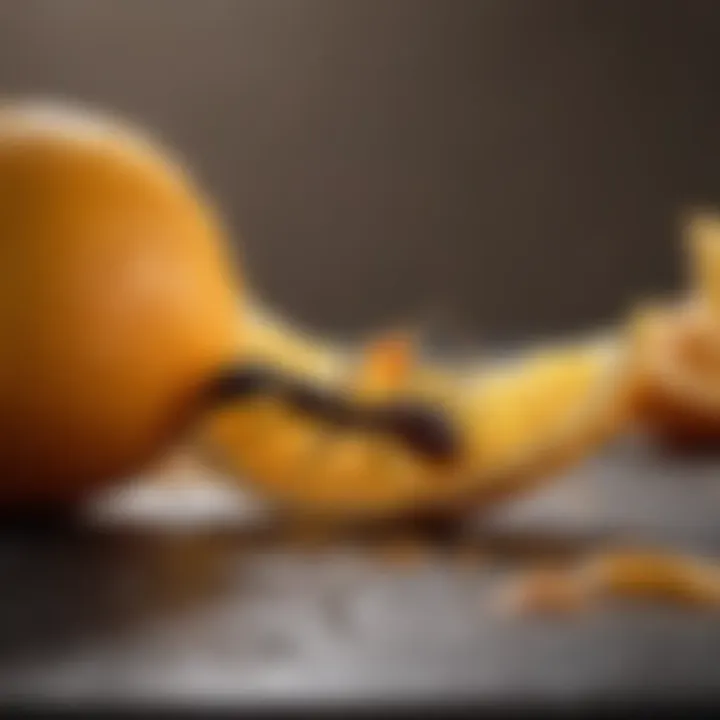 Ants deterred by citrus peels