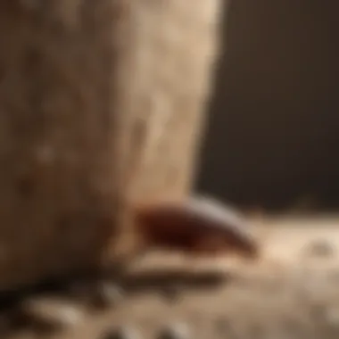 Identifying Bed Bug Hideouts Bed bug hiding in crevice