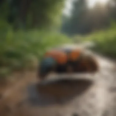 Illustration depicting the targeted application areas of Fendona CS Controlled Release Insecticide