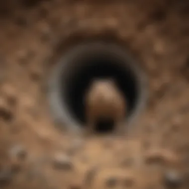 Illustration of Gopher Tunneling System Gopher tunneling system