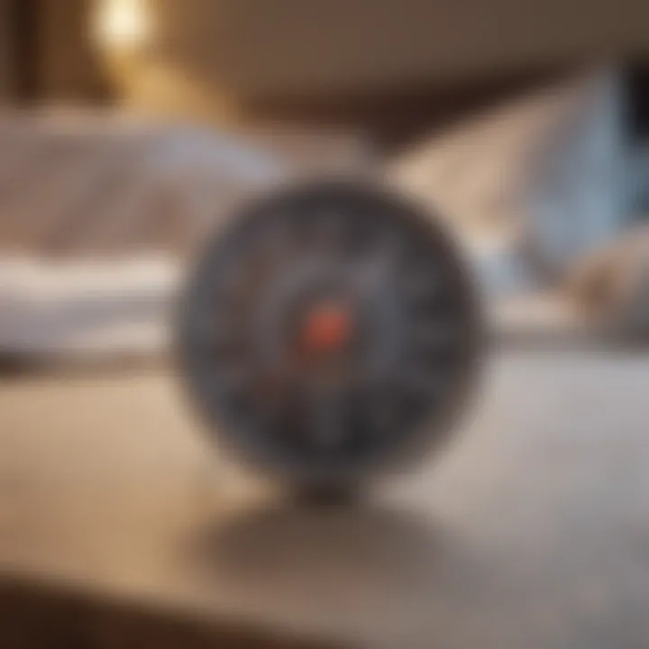 Thermometer showing low temperature