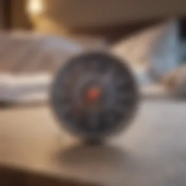 Temperature Monitoring for Bed Bug Control Thermometer showing low temperature