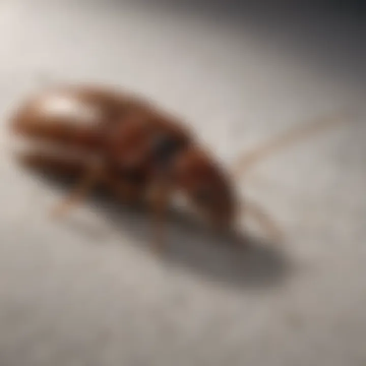 Bed bug infestation in mattress seams