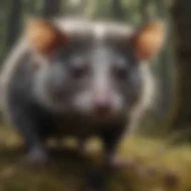 Combatting Tick Infestations on Opossums Illustration of Tick Infestation Control