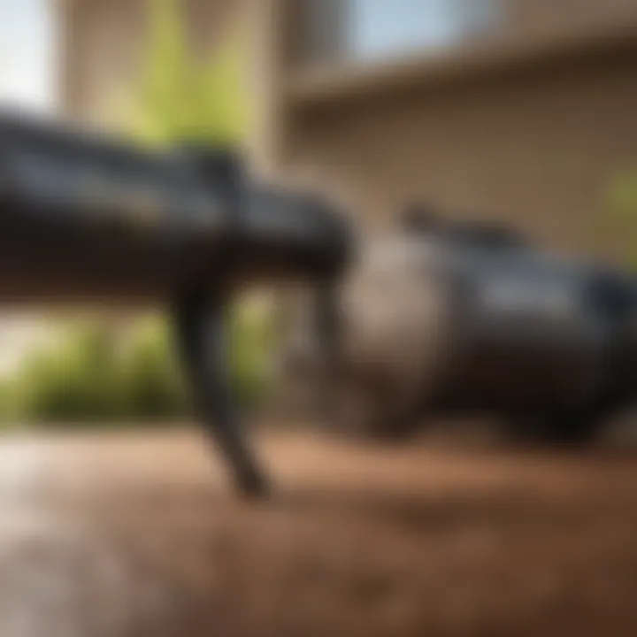 Close-Up of Effective Pest Control Spraying Technique