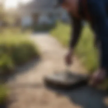 Pest Control Technician Setting up Traps