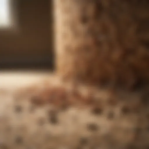 Pest Control Expert Examining Termite Infestation