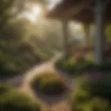 Beautifully landscaped garden with pest control measures