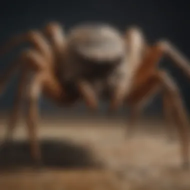 Exploring the Intricate Anatomy of Wolf Spiders Illustration of wolf spider anatomy