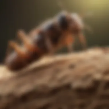 Sophisticated Illustration of Professional Termite Inspector