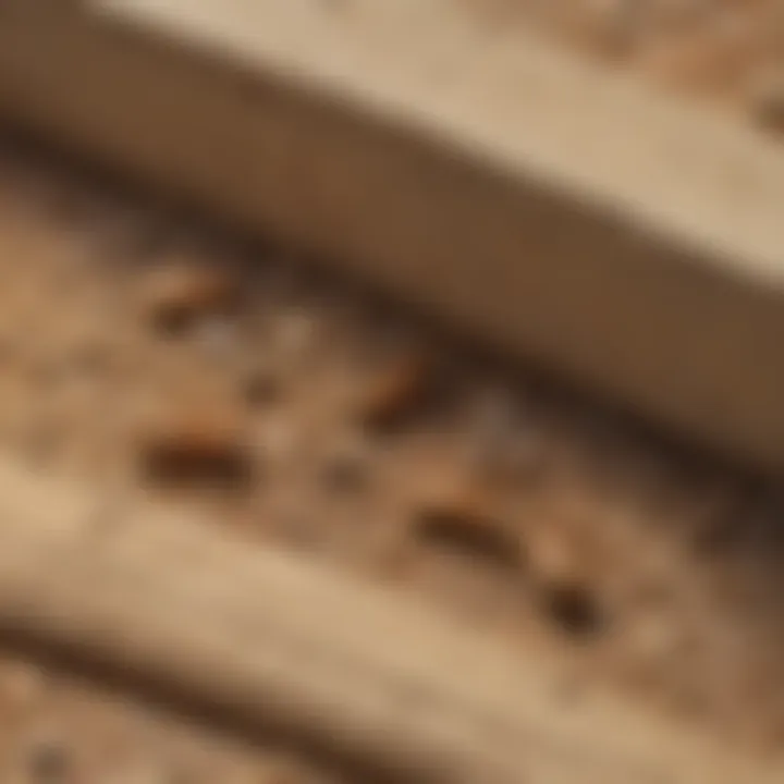 Visual guide to signs of termite infestation