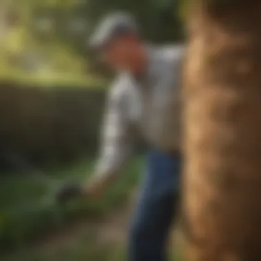 Applying Eco-Friendly Pest Barrier Greenshield Pest Control technician applying eco-friendly barrier
