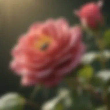 Identifying Common Rose Pests Illustration of common rose pests such as aphids and spider mites.