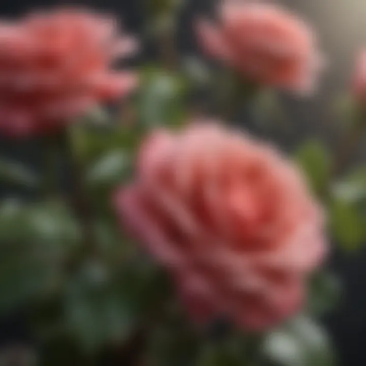 Preventive Measures for Healthy Roses Diagram illustrating preventive measures for maintaining healthy roses.