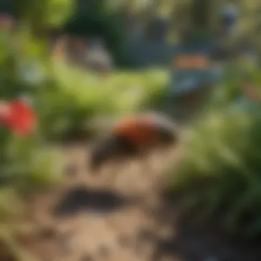 Preventative measures for pest control in a garden setting