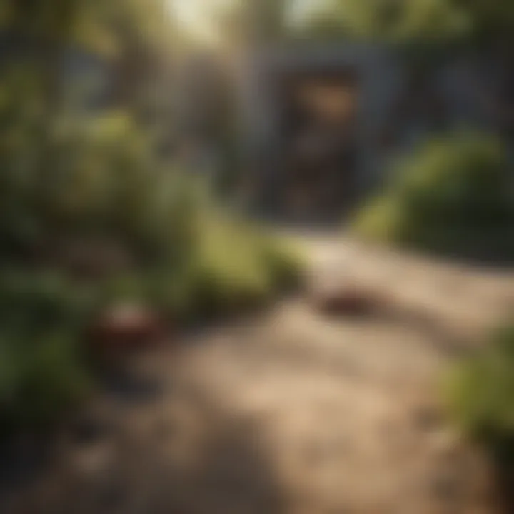 Creating a Tick-Resistant Outdoor Space Home garden with preventive measures against ticks