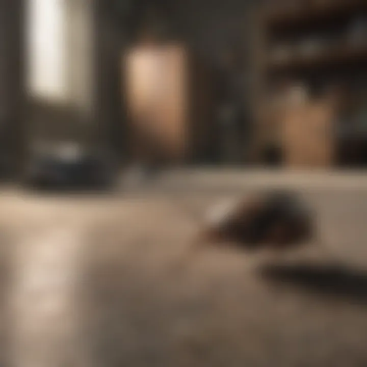 Applying bug bomb safely in a room