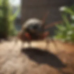 Illustration of organic pest control