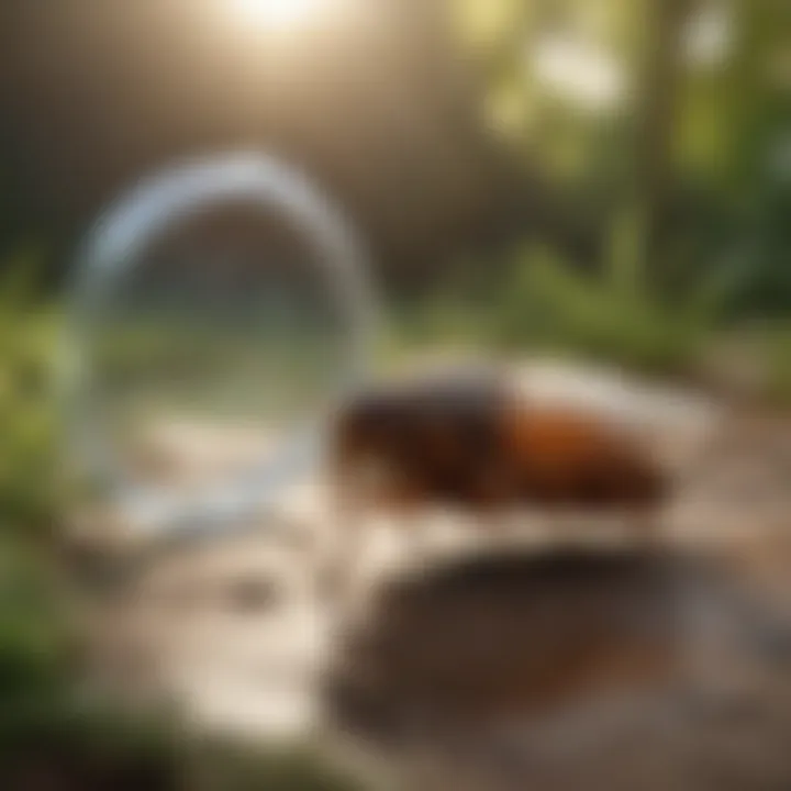 Illustration demonstrating practical tips for effectively using flea trap refills in pest control