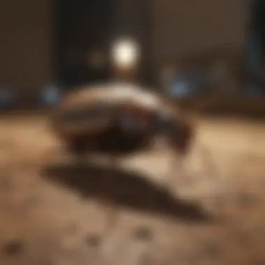 Common roach species exhibiting typical behavior