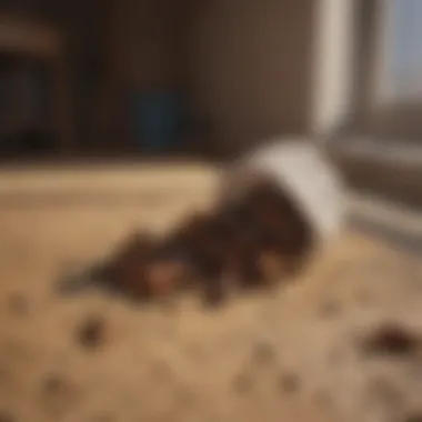 Potential nesting sites within an apartment