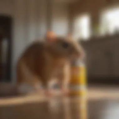 Applying Rodent Repellent in Your Home Application of rodent repellent in a home setting