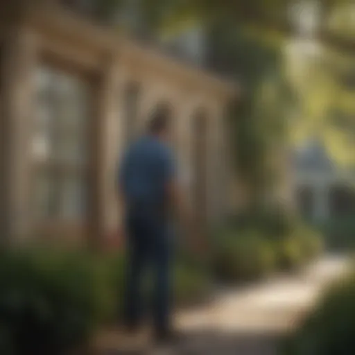 Cypress Creek Pest Control Technician inspecting property