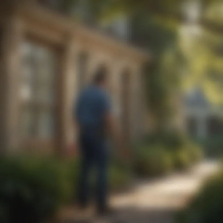 Cypress Creek Pest Control Technician inspecting property