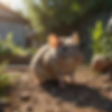 Maintaining a Rodent-Free Environment Illustration of a pest-free yard